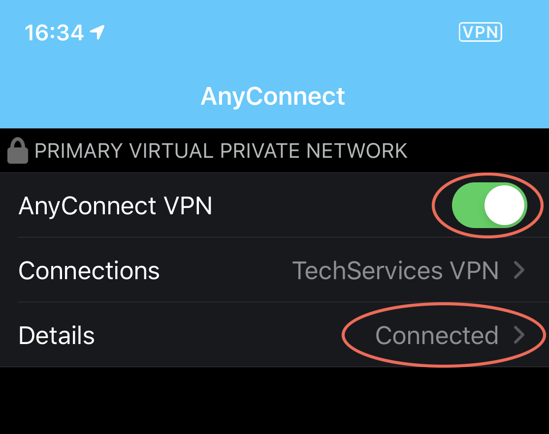 VPN, CISCO AnyConnect, Installing for iPhone, iPad, and iPod Touch