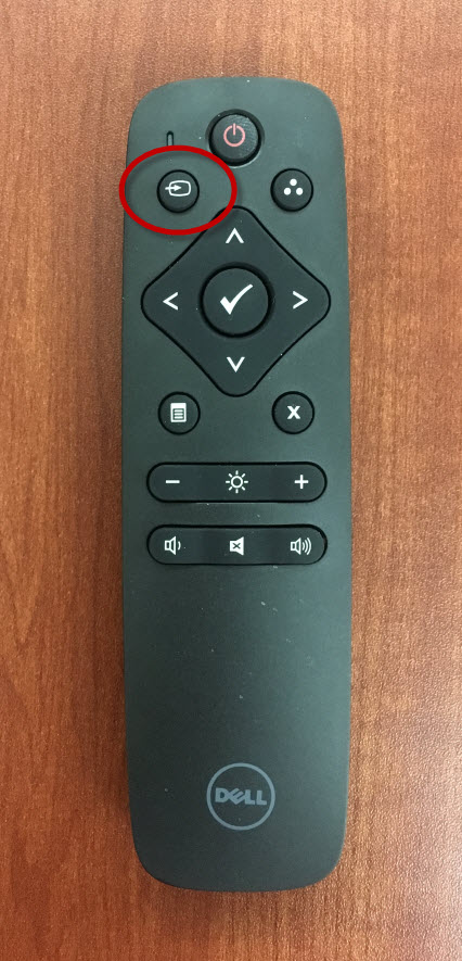 Image of remote control for Dell Conference Monitor
