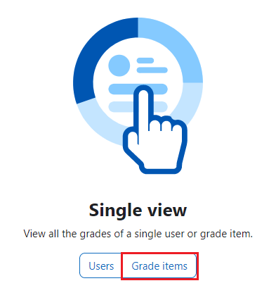 Grade items option