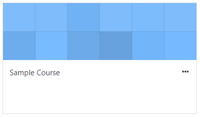 Sample Course without a course image